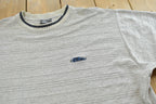 Vintage Y2K No Fear Textured Striped T-Shirt Mens XL / Streetwear / 2000s Shirt / 00s Tee / Skate / Hypebeast
