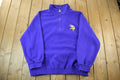 Vintage 1990s Minnesota Vikings Fleece Quarter Zip NFL Sweater Mens XL