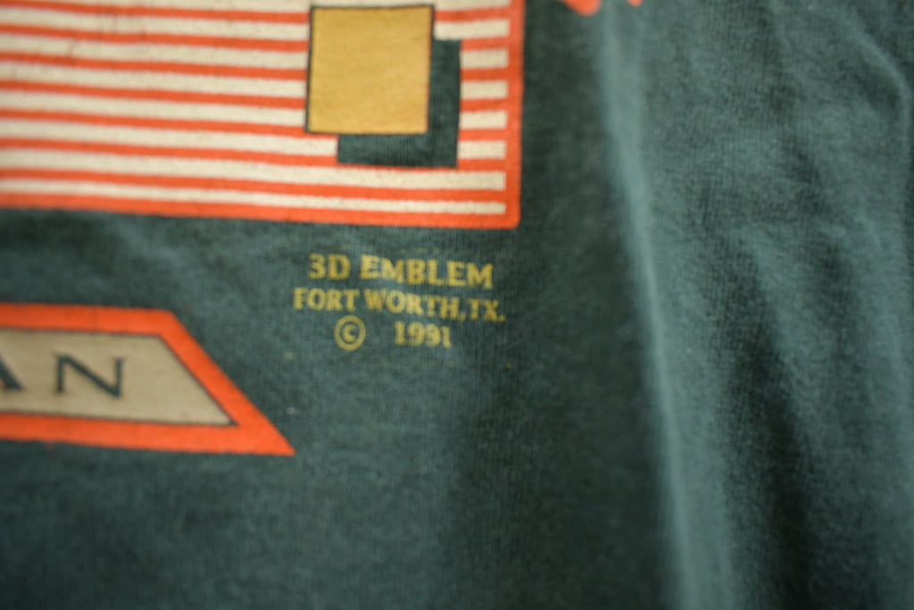 Vintage 1991 Harley Davidson Motorcycles Keys Cycle Florida Single Stitch Graphic T-Shirt Made In USA
