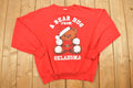 Vintage 1994 Oklahoma Bear Christmas Sweater