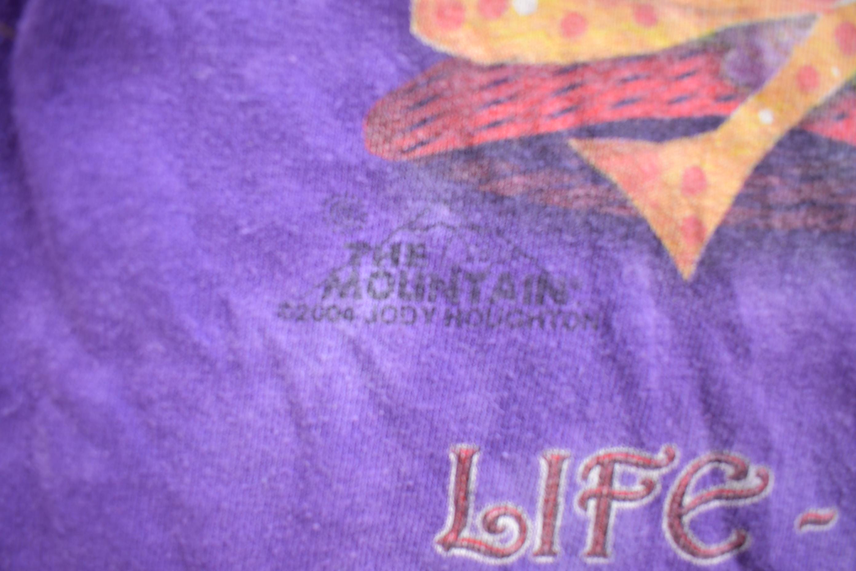 Vintage 1990s The Mountain LIFE Graphic T-Shirt