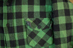 Vintage 1980s LL Bean Plaid Wool Button Up Shirt Jacket Men's Large