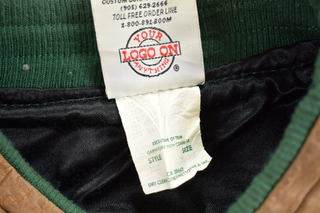 Vintage 1990s Casino Niagara Leather Varsity Jacket