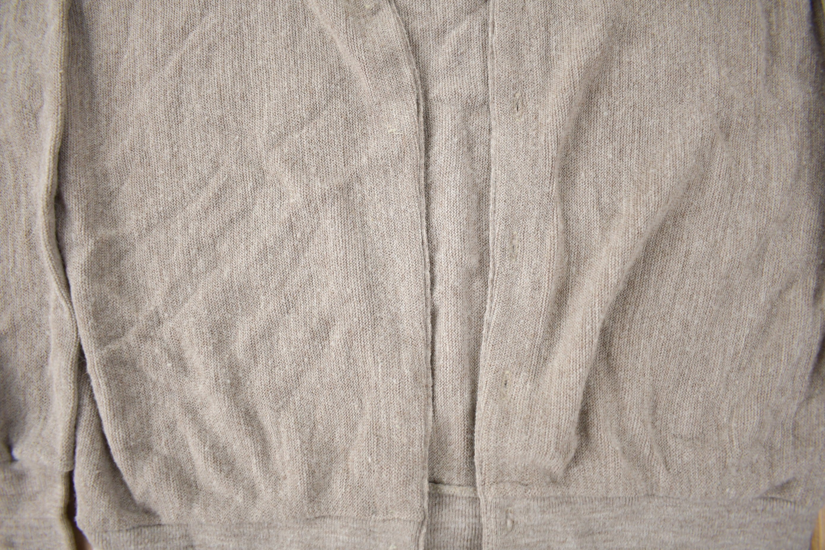 Vintage 1980s IZOD Lacoste Knit Cardigan Sweater