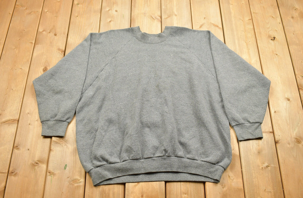 Vintage 1990s Blank Grey Crewneck Sweatshirt