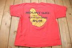 Vintage 1990s Mount Gay Eclipse Barbados Rum Graphic T Shirt
