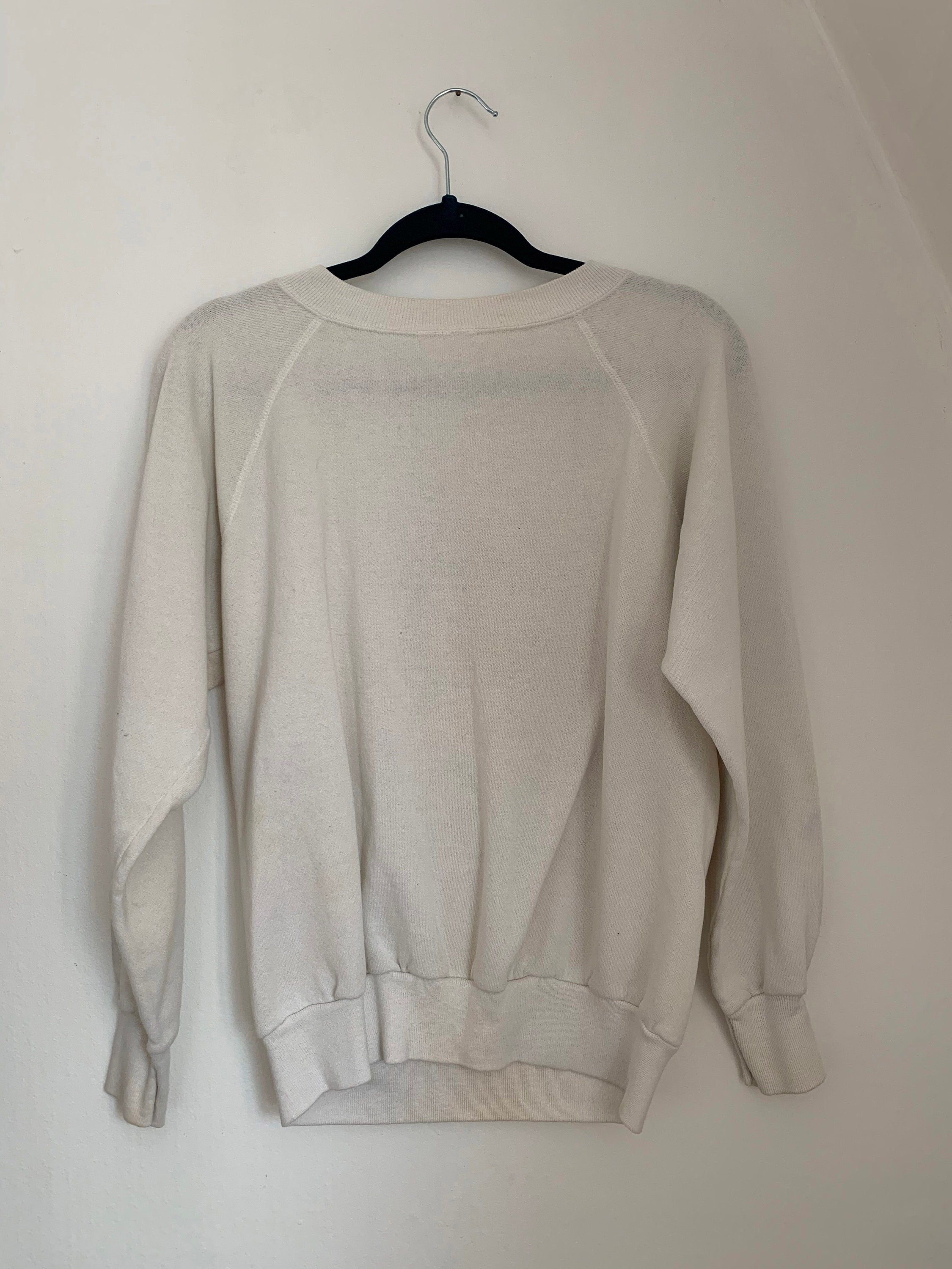 1980s University of Notre Dame Ragland Sleeve Crewneck