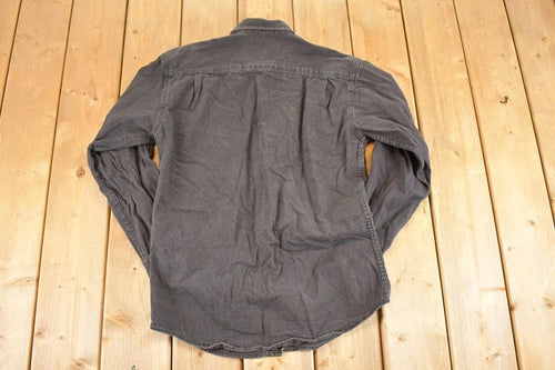 Vintage 1990's Levis Denim Button Up Shirt Men's M / 90's Preppy Style / Boxy Fit levi