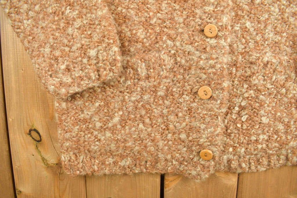 Vintage 1990s Button Up Knit Sweater