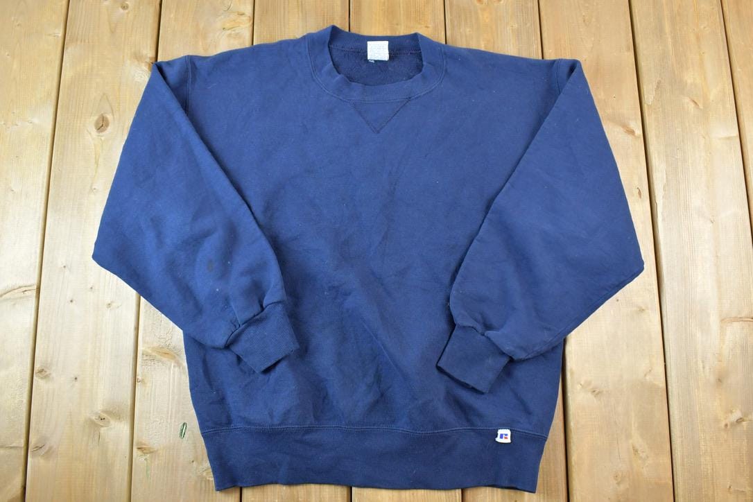 Vintage 1990s Blank Russell Athletic Crewneck Sweatshirt