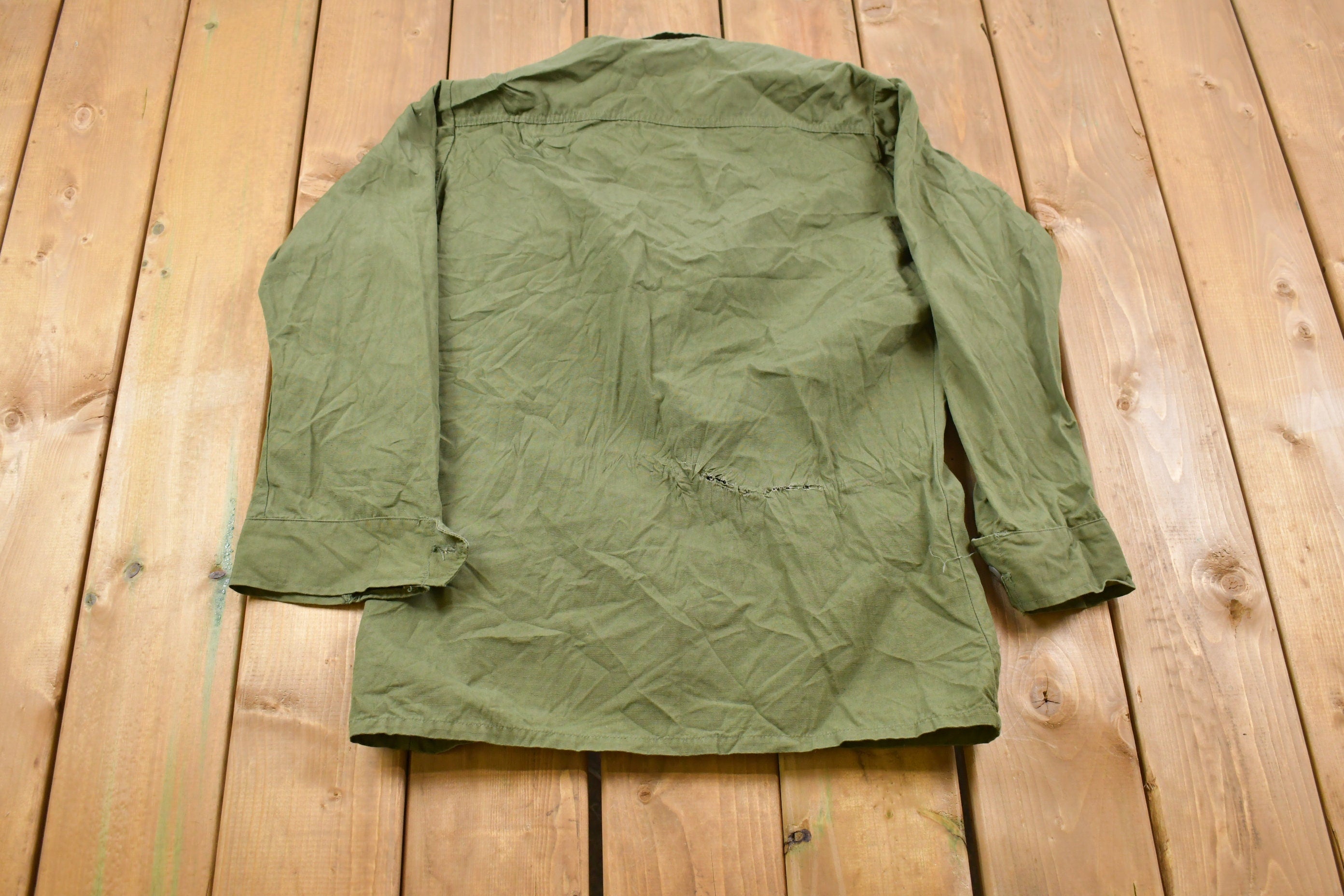 Vintage Military Button Up Jacket