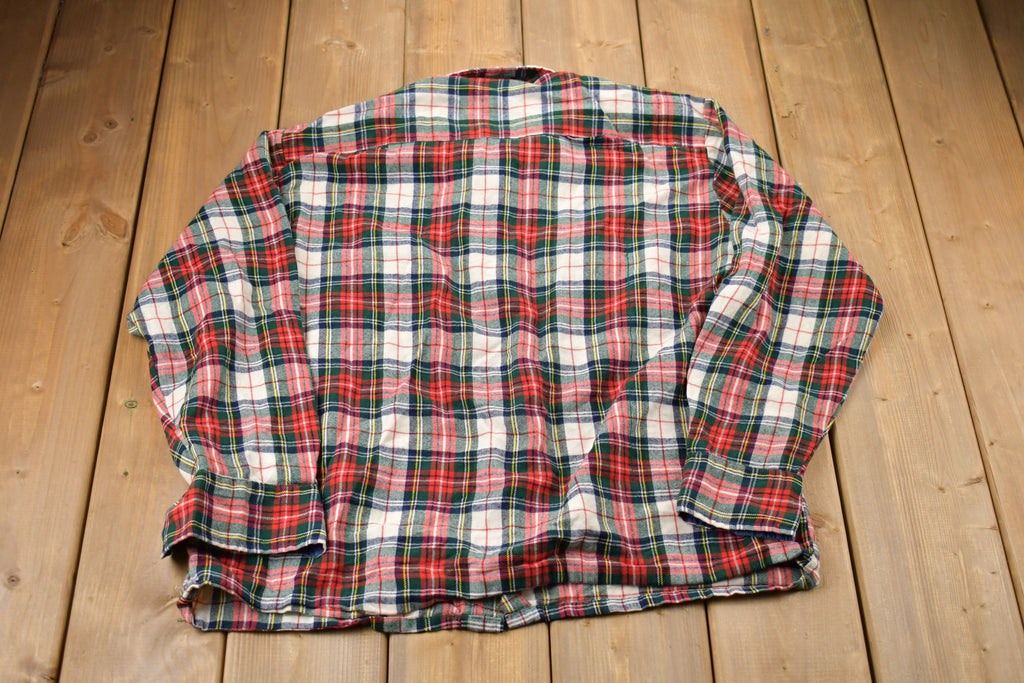 Vintage 1990s Forte Plaid Button Up Shirt