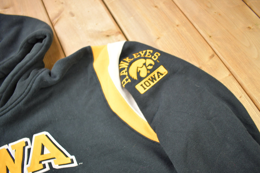 Vintage 1990s Iowa State University Hawkeyes Collegiate Hoodie