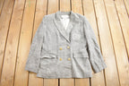 Vintage 1990s Nina Ricci Blazer Jacket & Skirt Set Size 46