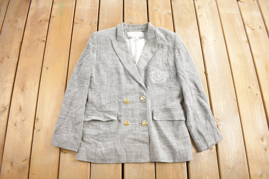 Vintage 1990s Nina Ricci Blazer Jacket & Skirt Set Size 46