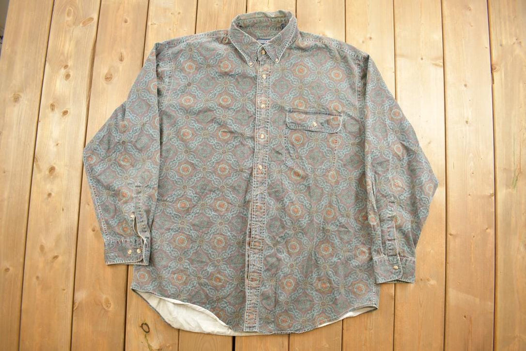Vintage 1990s Land's End Button Up Shirt
