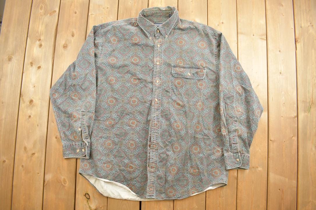 Vintage 1990s Land's End Button Up Shirt