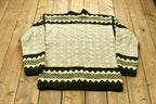 Vintage 1970s Peril Design 100% Wool Knitted Sweater