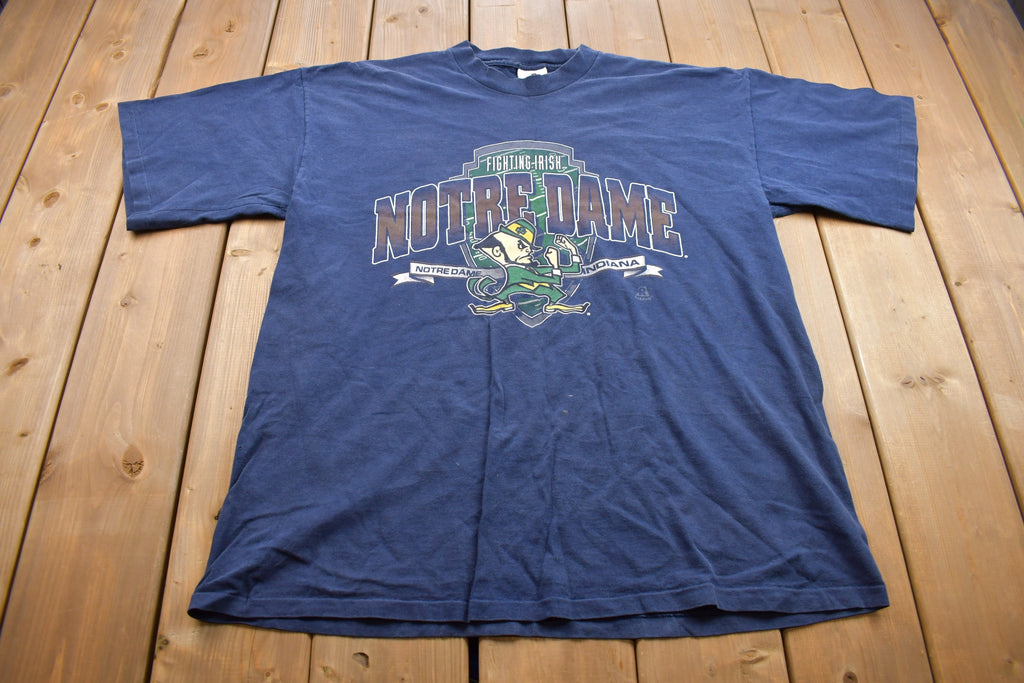 Vintage 1990s Notre Dame University Fighting Irish Collegiate T-Shirt