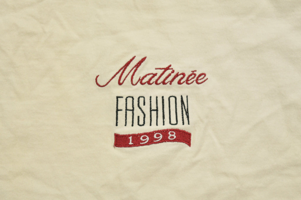 Vintage 1998 Matinee Fashion Fridays Embroidered Graphic T-Shirt