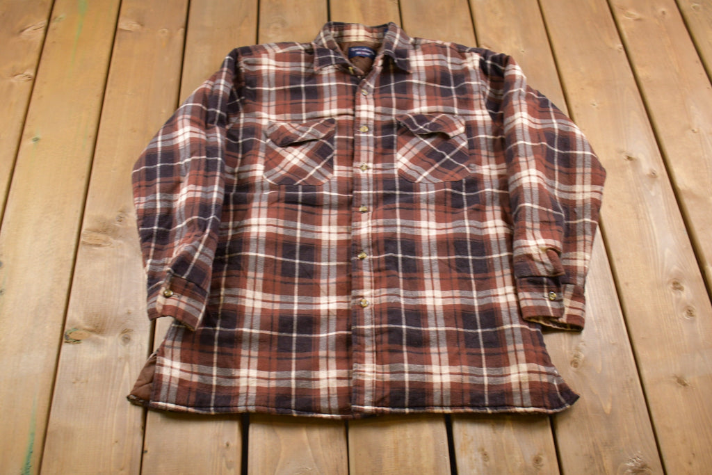 Vintage 1990s Big Yank Plaid Button Up Board Shirt