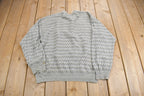 Vintage 1980s Pronto-Uomo Knit Henley-Sweater