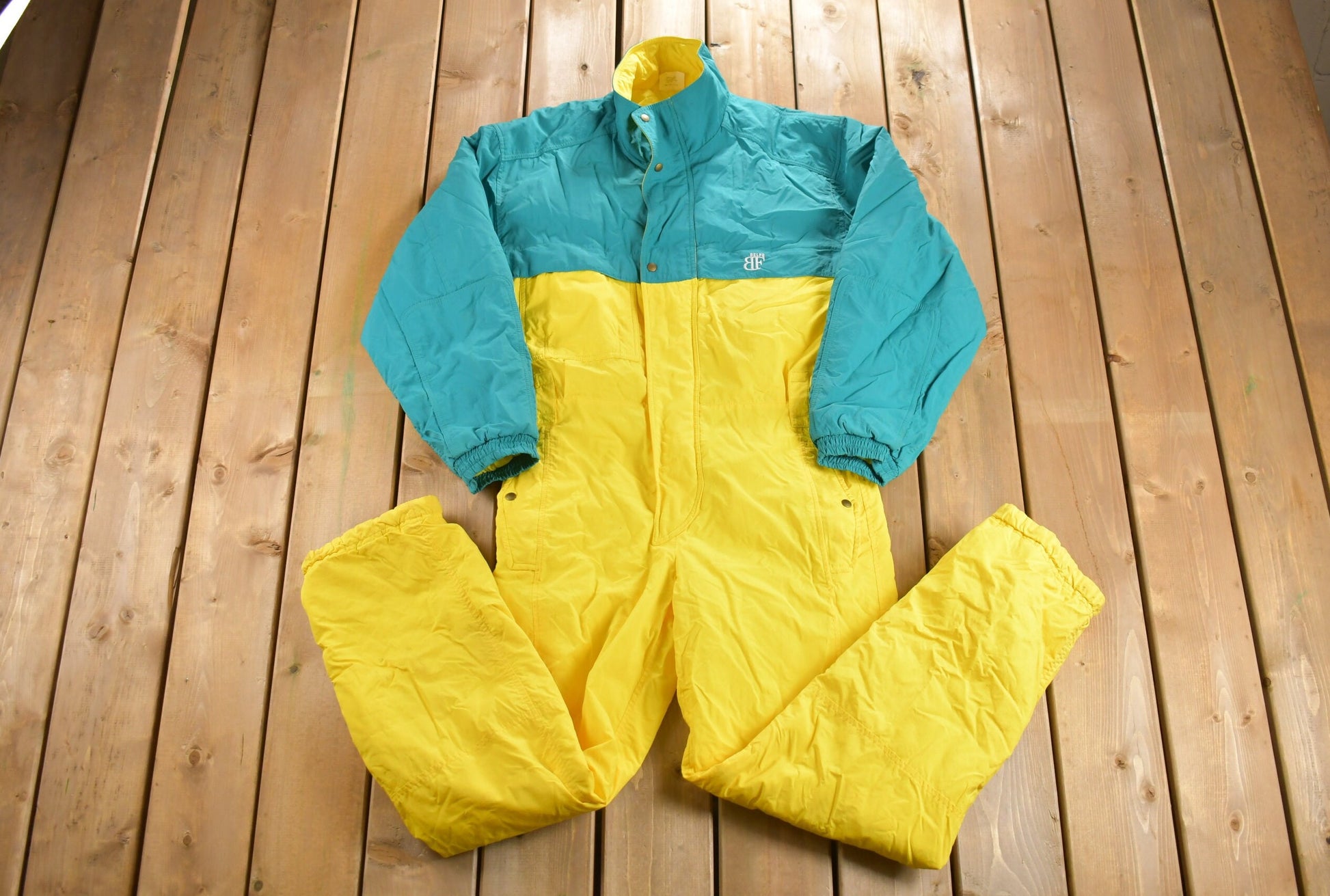 Vintage 1980s Belfe Snowsuit Jumpsuit