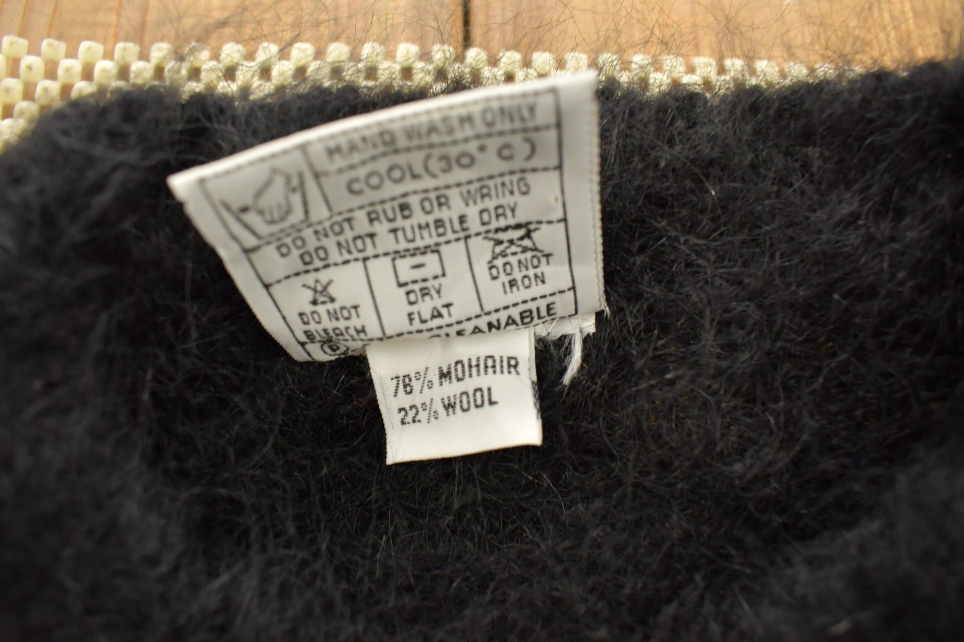 Vintage 1990s Charlotte Castle Mohair Knitted Sweater