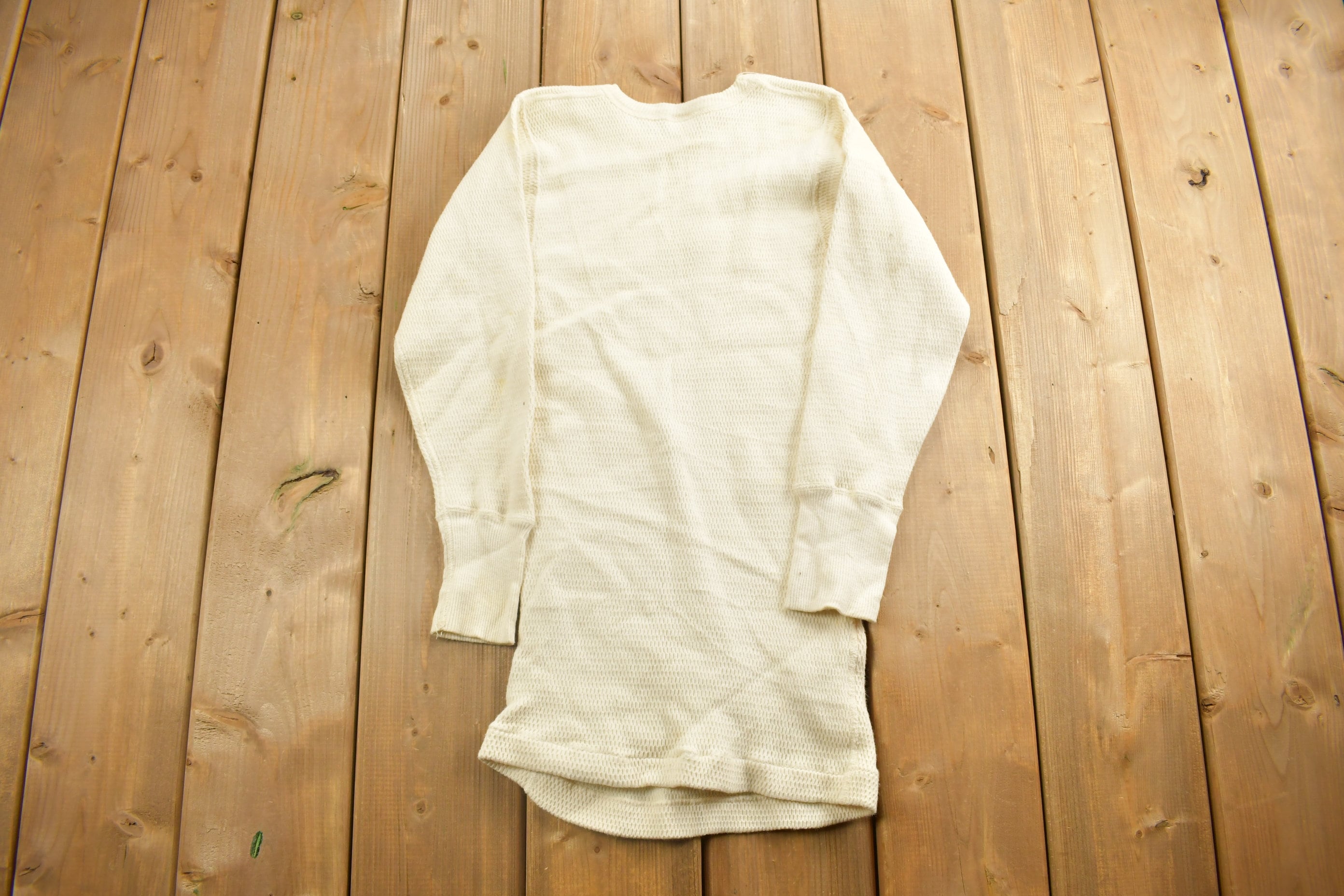 Vintage 1980s Towncraft Thermal Long Sleeve Shirt