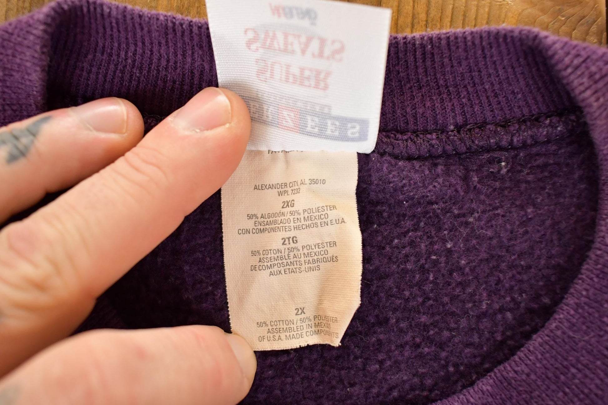 Vintage 1990s ATlanta Georgia Embroidered Crewneck Sweatshirt Men's XL