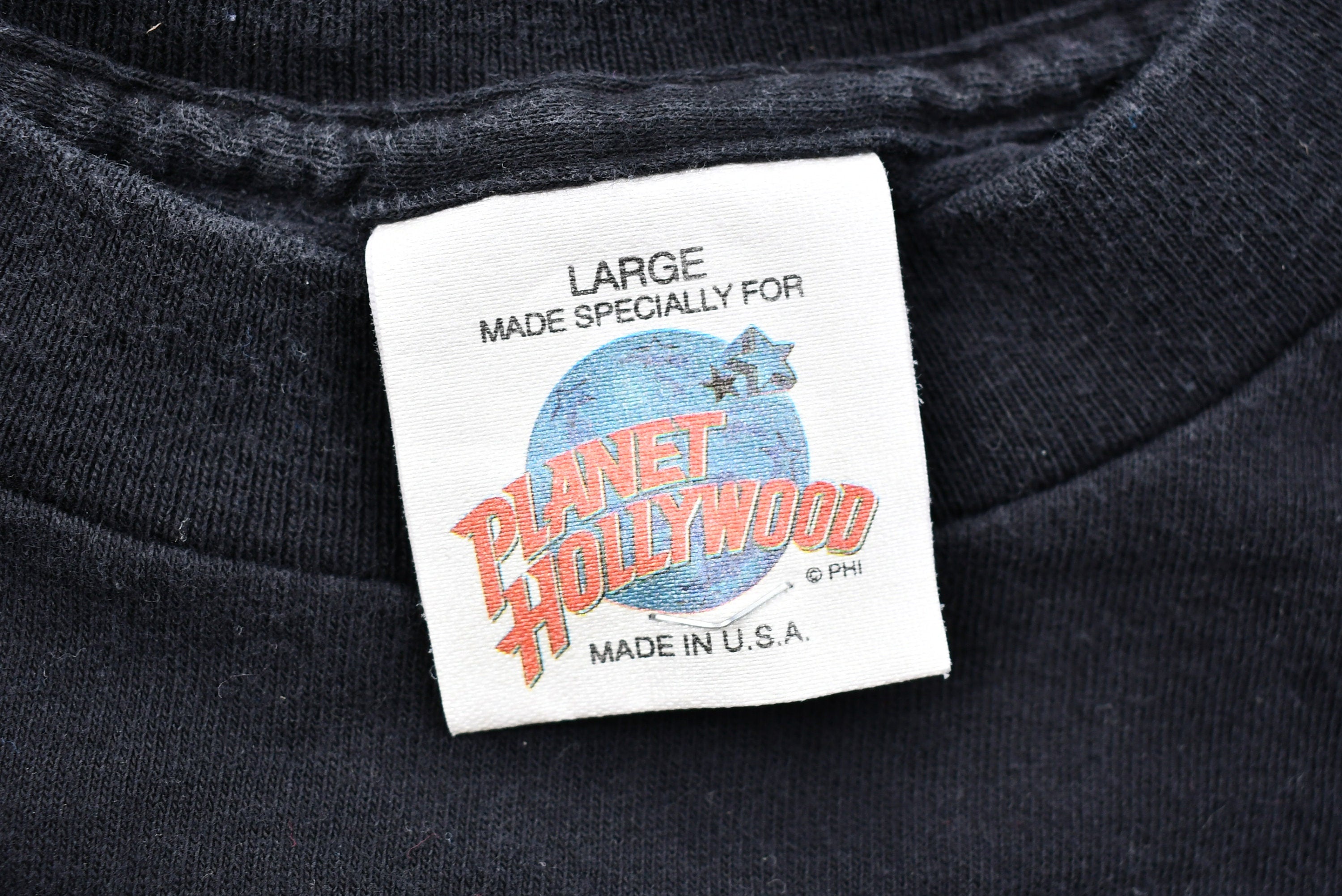 Vintage 1990s Planet Hollywood Orlando Florida T-Shirt