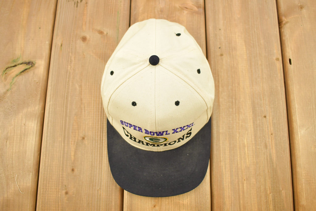 Vintage 1997 Green Bay Packers NFL Super Bowl XXXI Champions Snap Back Hat