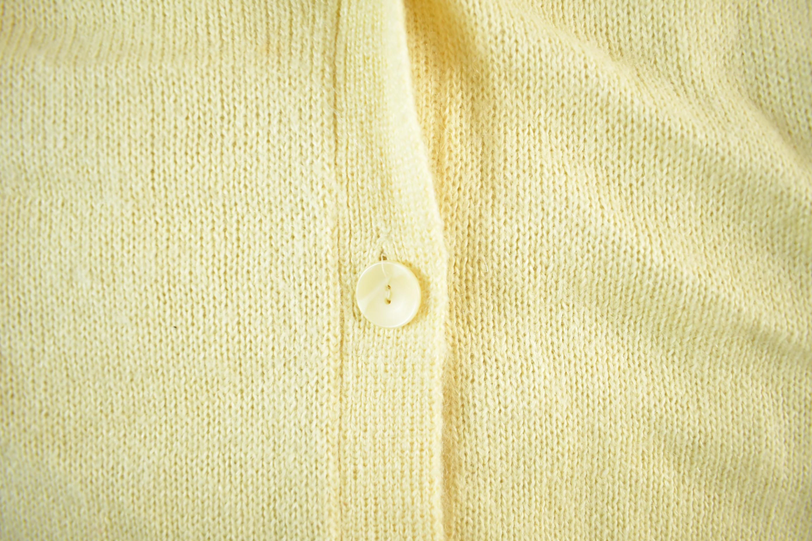 Vintage 1980s John Meyer Mohair Knit Cardigan Sweater Women's Small