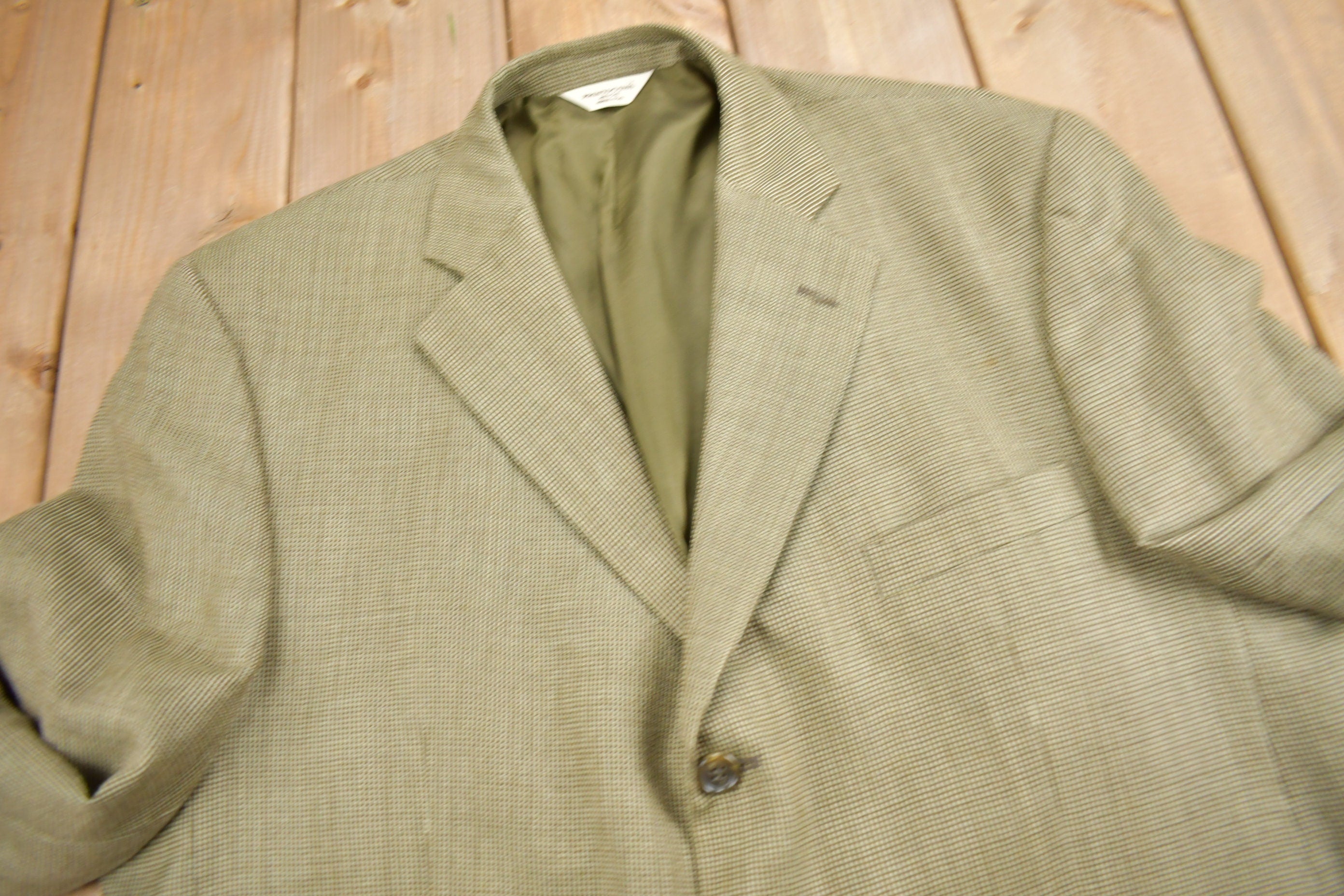 Vintage 1990s Moores Pronto-Uomo Blazer Jacket