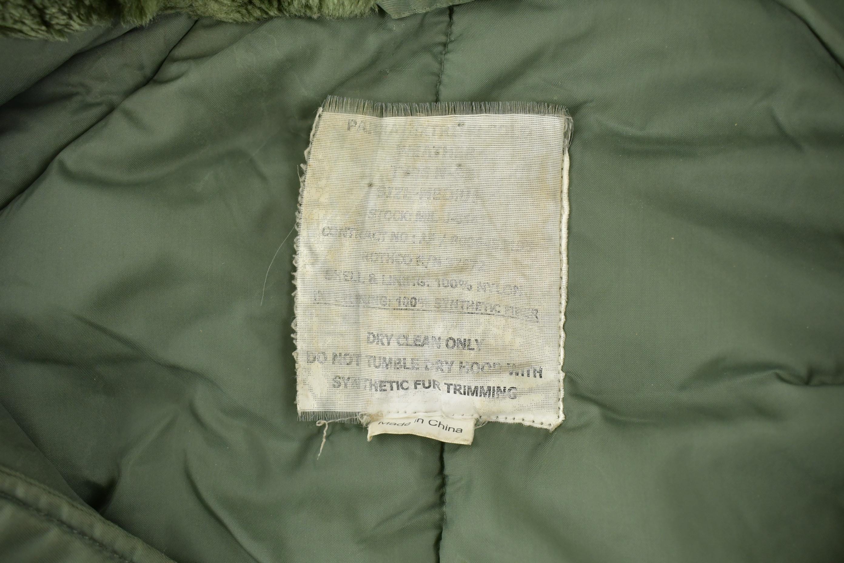 Vintage 1990s Military Parka Jacket Size M