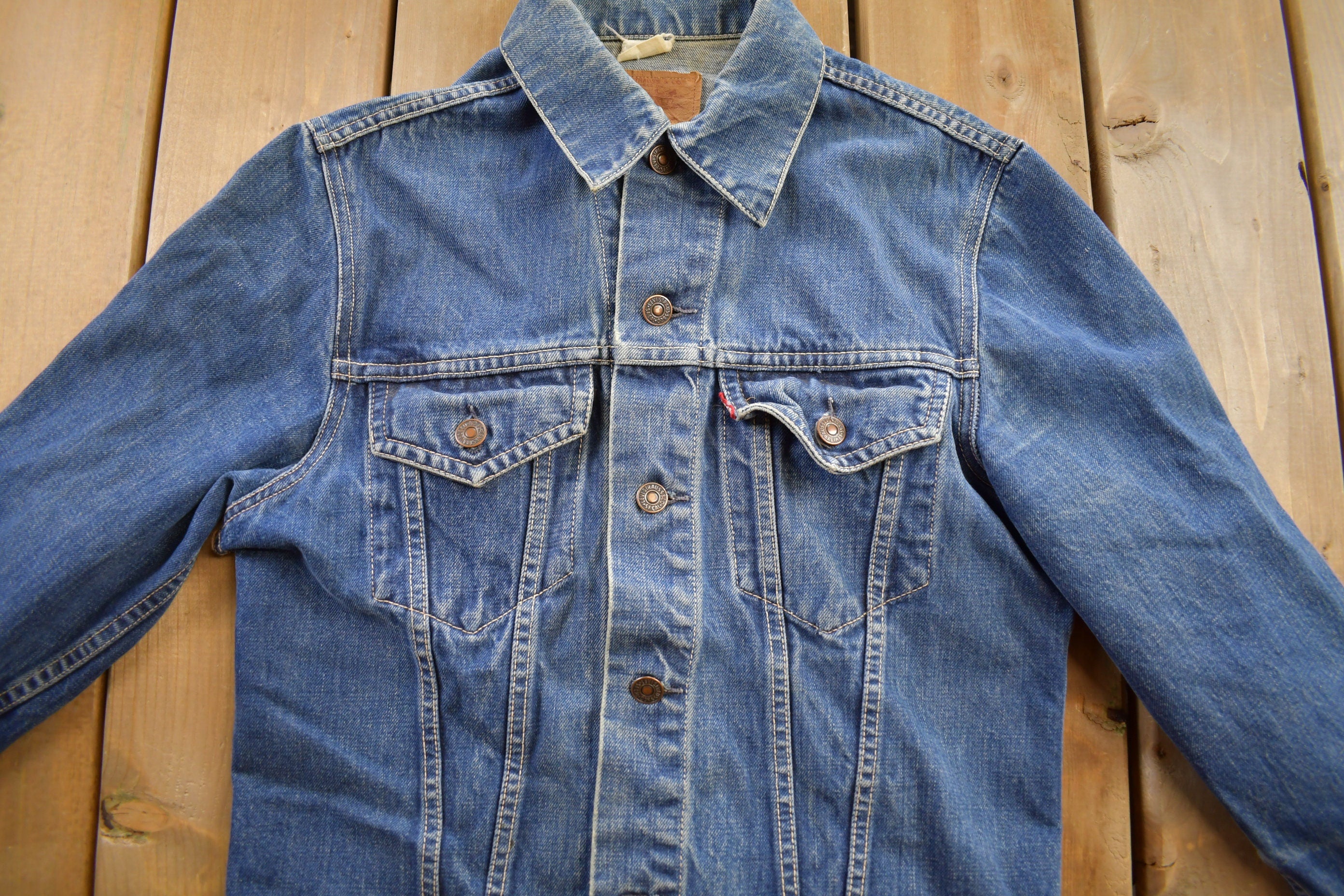 Vintage 1960s Levi's Type 3 Big E Denim Jacket