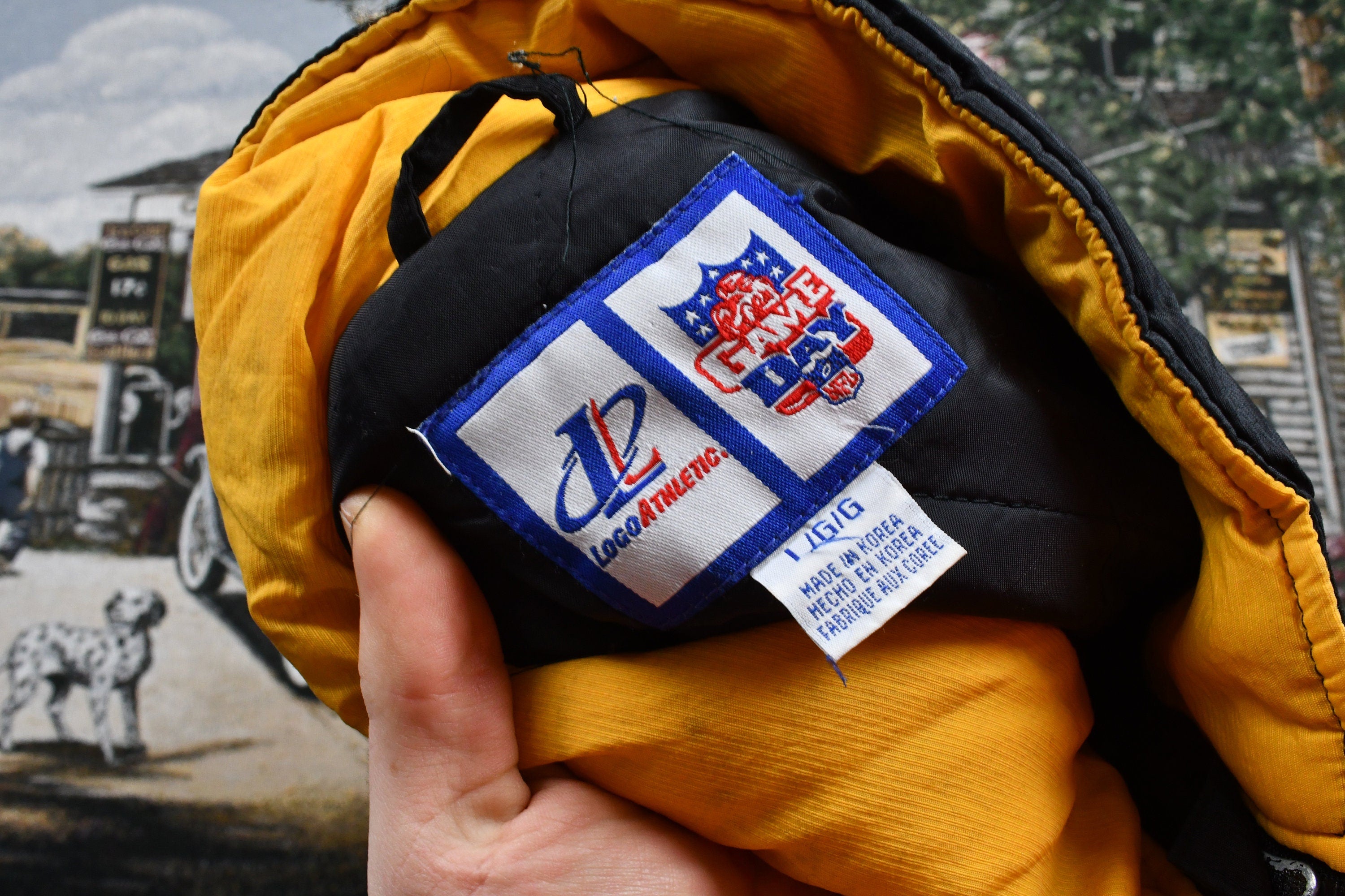 Vintage 1990s Pittsburgh Steelers NFL Logo Athletic Puffer Jacket