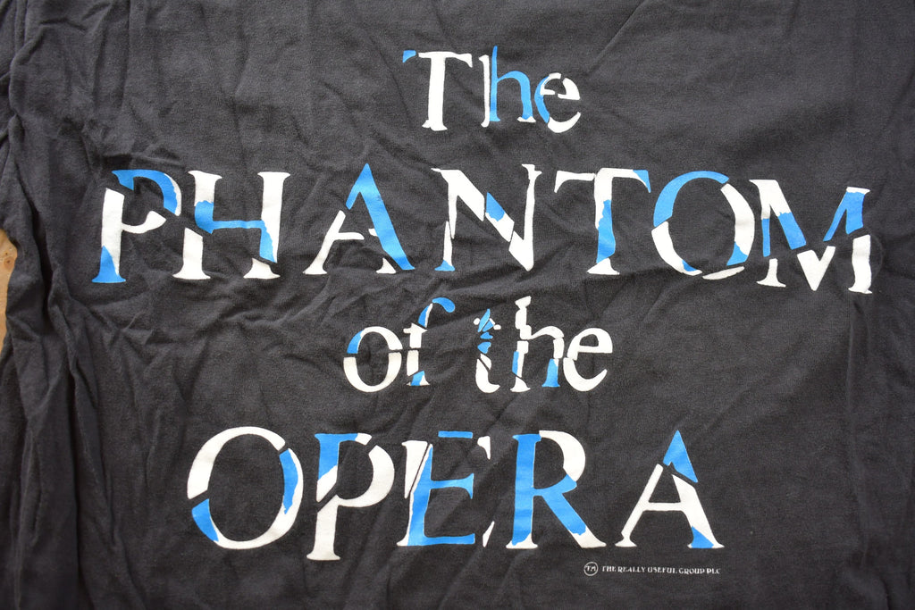 Vintage 1986 The Phantom Of The Opera New York Graphic T-Shirt
