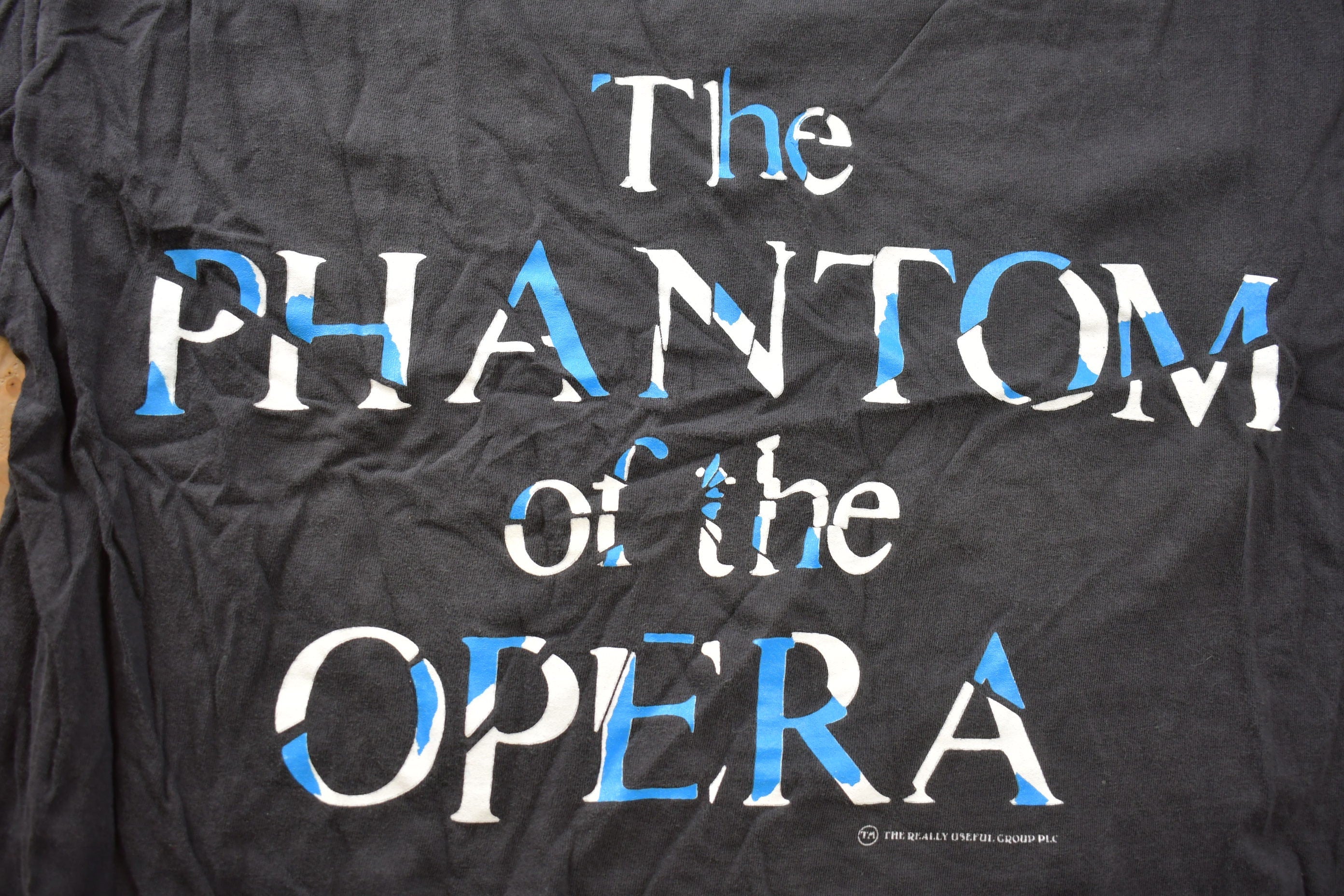 Vintage 1986 The Phantom Of The Opera New York Graphic T-Shirt