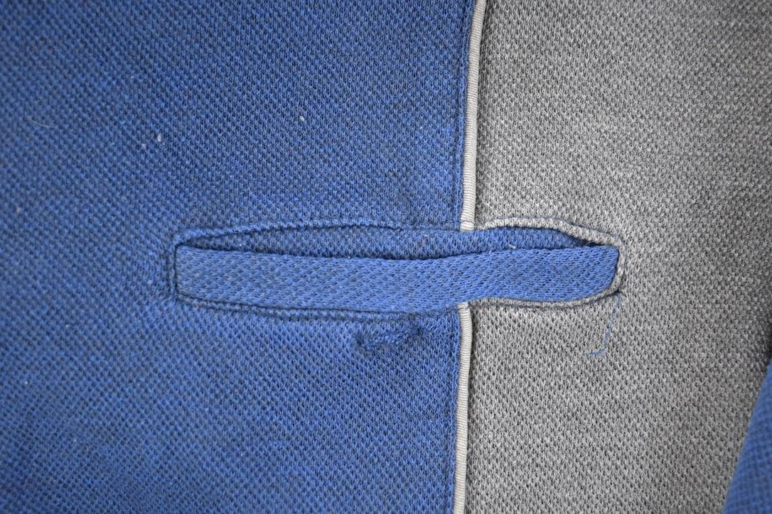 Vintage 1990s Apparel Zone Quarter Button Collared Crewneck Sweatshirt