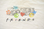 Vintage 1995 Friends TV Promo Graphic T-Shirt Men's XL