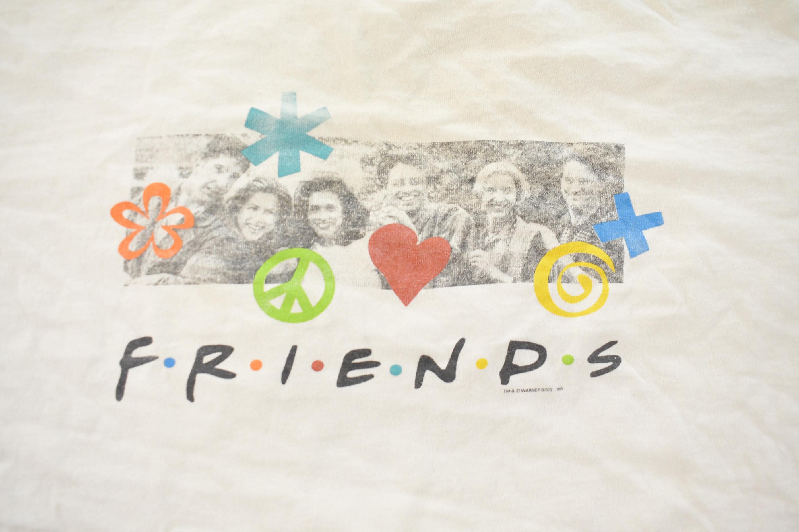 Vintage 1995 Friends TV Promo Graphic T-Shirt Men's XL