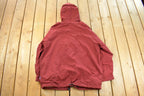 Vintage 1990s Nike Mini Swoosh Hooded Windbreaker Jacket Men's Large