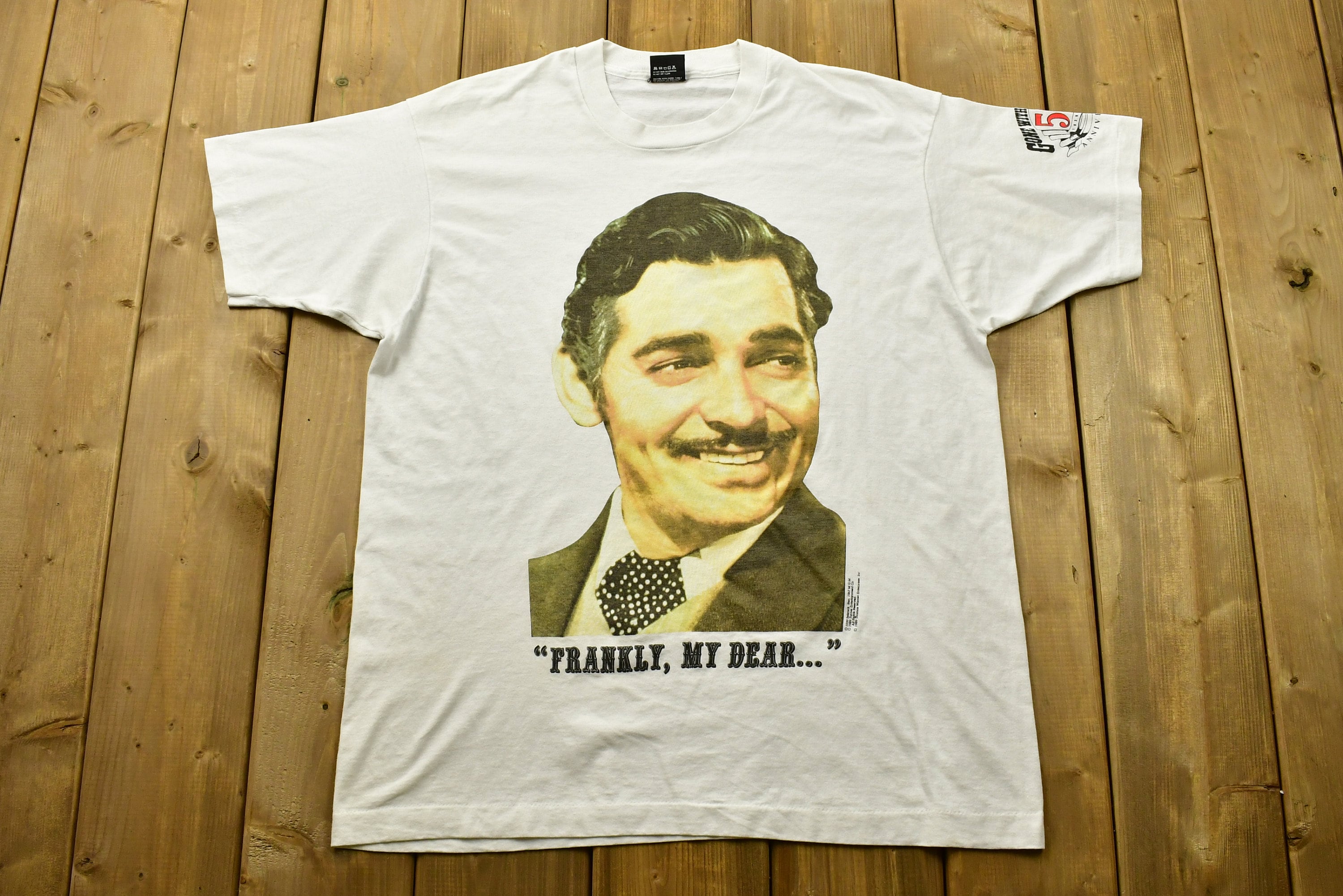 Vintage 1989 Gone With The Wind Movie Promo T-shirt Made In USA Thomas Warren Single Stitch