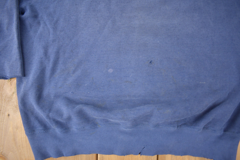 Vintage 1990s United Plate Glass Company distressed Crewneck Sweatshirt Made In USA