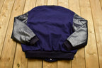 Vintage 90's I Leather Letterman Varsity Jacket
