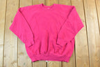 Vintage 1990s FOTL Blank Pink Crewneck Sweatshirt