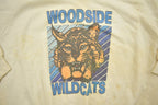 Vintage 1990s Woodside Wildcats Football Collegiate Crewneck