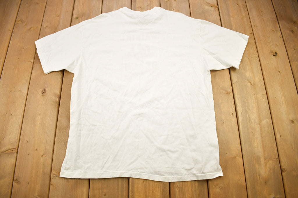 Vintage 1990s Waikiki Beach Embroidered Souvenir T Shirt