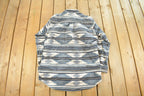 Vintage 1980s Woolrich Aztec Western Button Up Shirt Men's Large